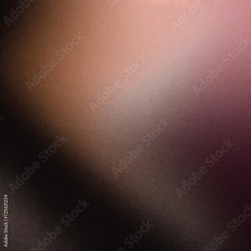 black brown pink , color gradient rough abstract background shine bright light and glow template empty space , grainy noise grungy texture