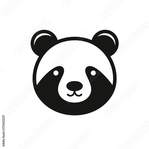 Fototapeta Naklejka Na Ścianę i Meble -  panda bear vector illustration  vector isolated logo silhouette best for your t-shirt