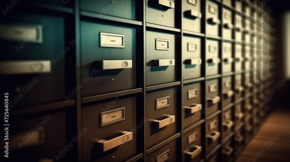 Filing cabinet for storing document archives Filing cabinet for storing document archives
