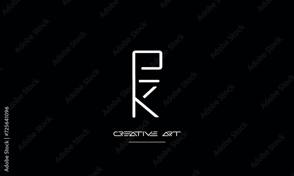 EK, KE, E, K abstract letters logo monogram EK, KE, E, K abstract letters logo monogram