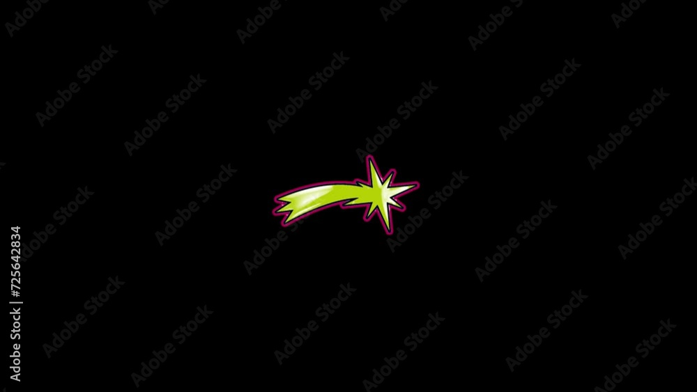 Animation showing a glowing christmas icon Animation showing a glowing christmas icon