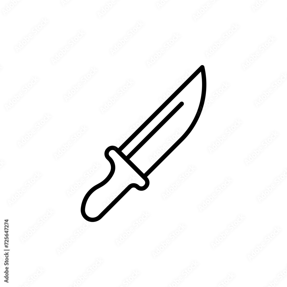 Knife outline icons, minimalist vector illustration ,simple transparent graphic element .Isolated on white background Knife outline icons, minimalist vector illustration ,simple transparent graphic element .Isolated on white background