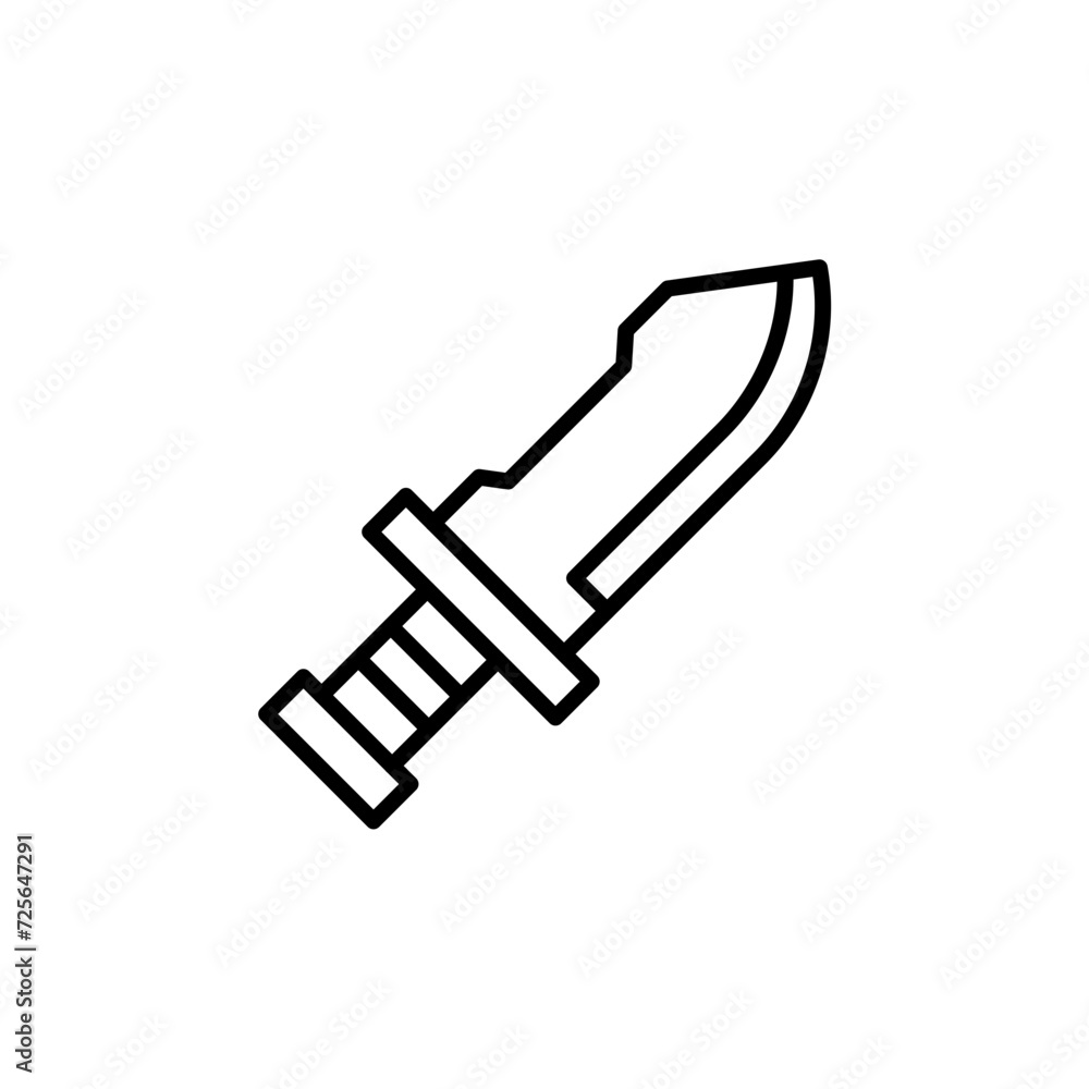 Knife outline icons, minimalist vector illustration ,simple transparent graphic element .Isolated on white background Knife outline icons, minimalist vector illustration ,simple transparent graphic element .Isolated on white background