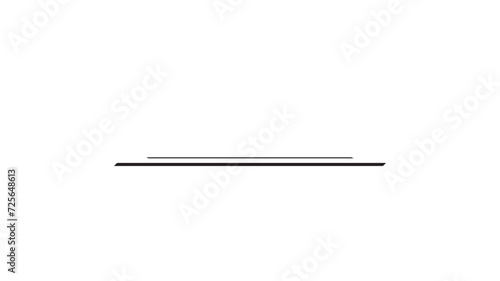 Black straight line . Lines, borders, underline pencil strokes, drawing dividers for design.  © Rezual