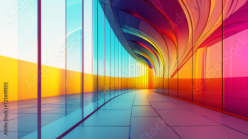 Minimal Ultramodern Interior, Smart Urban Architecture, Fashion. Natural Light, Colour Psychology, Functional Design. Business Center, Inspiring Office Space, Event Venue, Art Museum, Congress Hall 