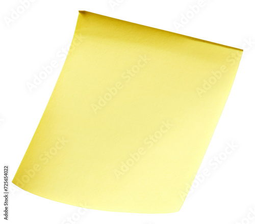 Yellow sticky note