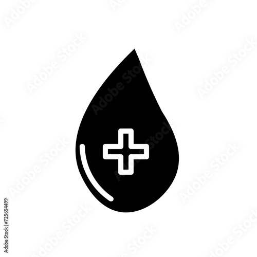 blood donors solid icon