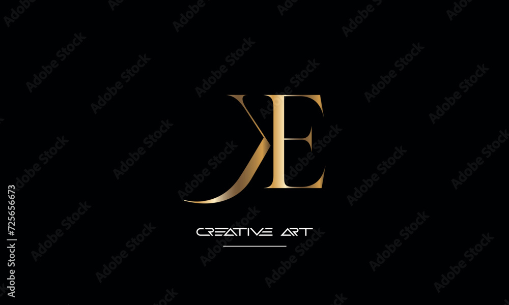 EK, KE, E, K abstract letters logo monogram EK, KE, E, K abstract letters logo monogram