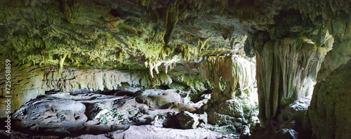 View at the cave near El Nicho waterfalls in Cuba