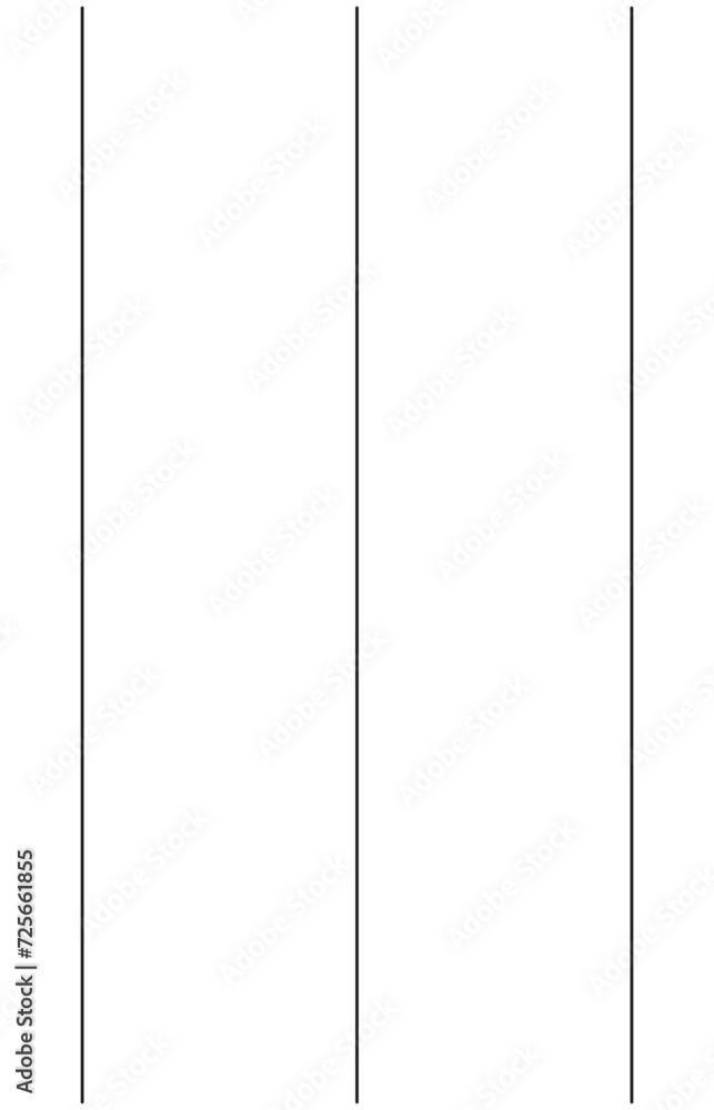 Vertical straight line, stripe series from thin to thick Vertical straight line, stripe series from thin to thick