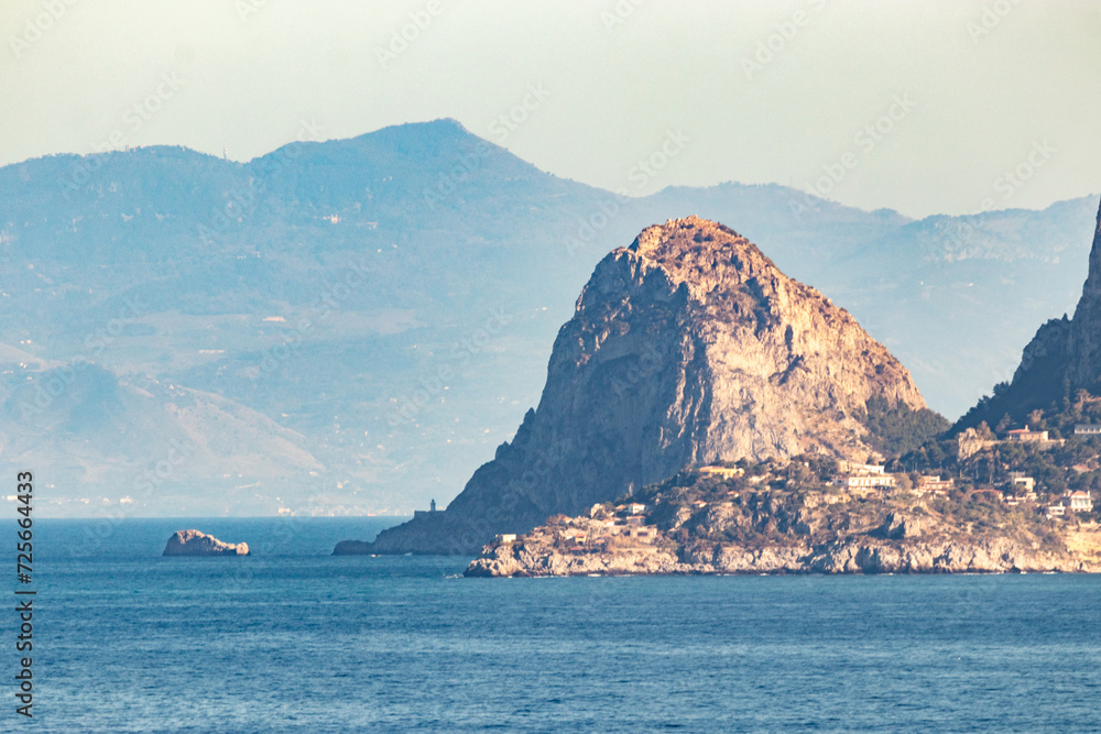 Naklejka premium Capo Zafferano in Sicilia