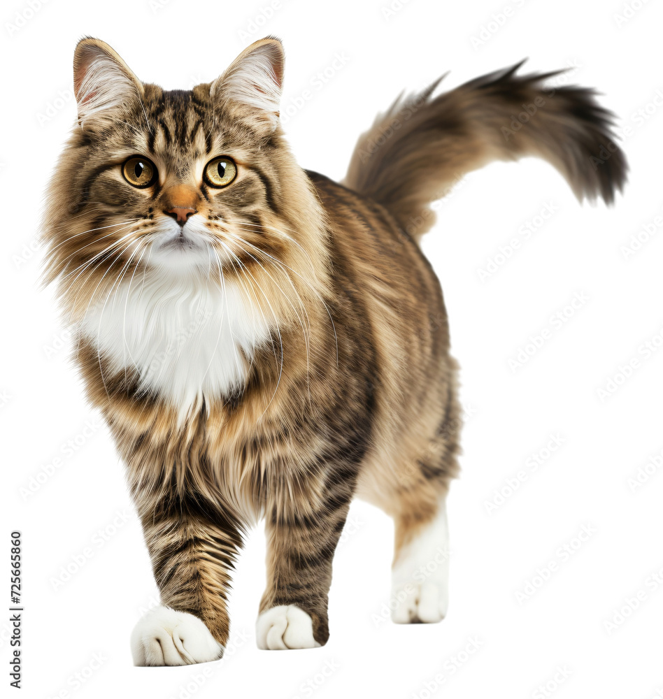 Obraz premium A ragamuffin cat, full body