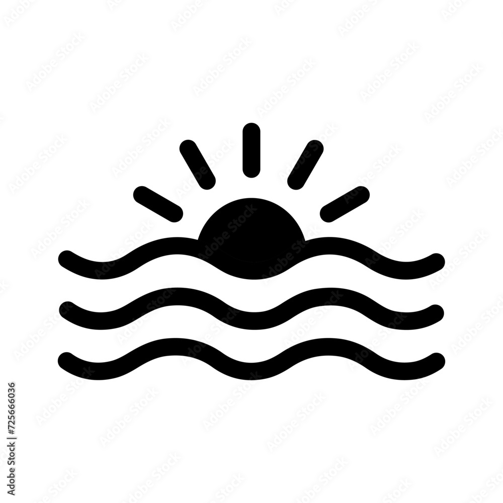 Obraz premium Ocean Vector Icon