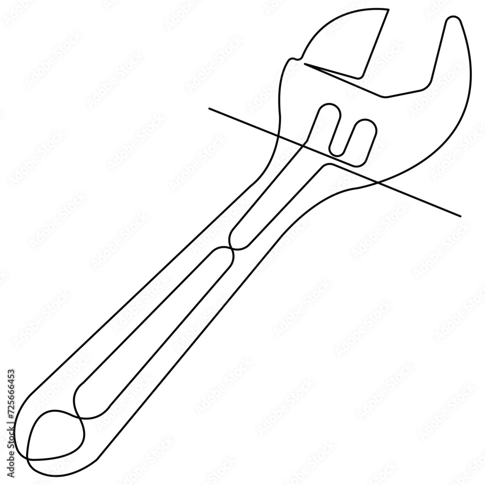 Continuous one line art drawing repair tool icon Service center symbol engineer day
Continuous one line art drawing repair tool icon Service center symbol engineer day
