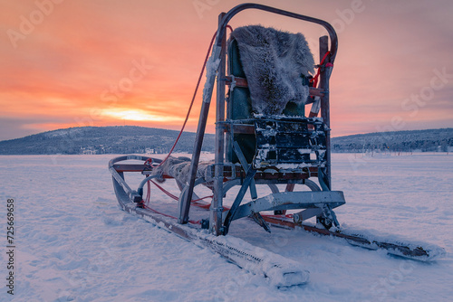 Vászonkép Slitta sulla neve