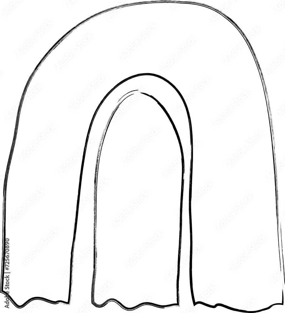 Abstract figure drawing doodle design. Abstract figure drawing doodle design.