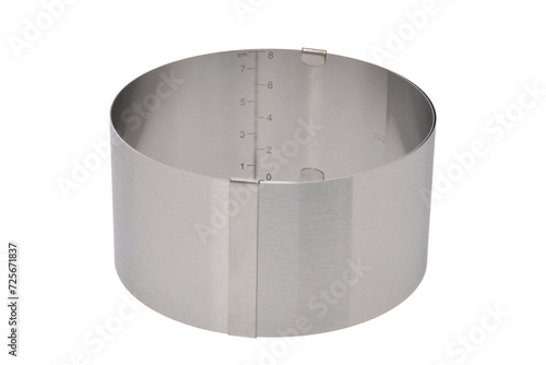 Adjustable stainless steel cake ring