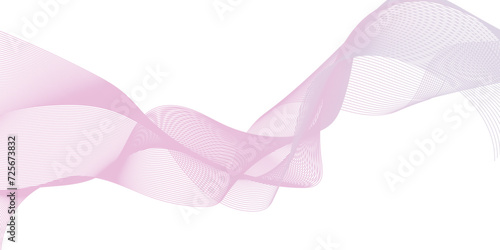 Abstract pink blend wave lines and technology background. Background lines wave abstract stripe design. White background, mesh abstract, vector gradient line soft blend.
