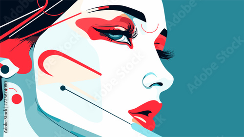 Vector illustration of futuristic exploration  creating a cutting-edge and dynamic atmosphere that reflects the innovative sophistication and imaginative potential in a meaningful vector background.
