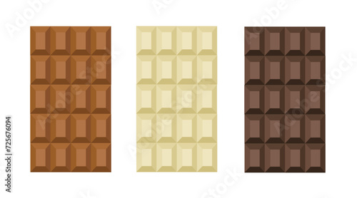 chocolate bar vector illustration