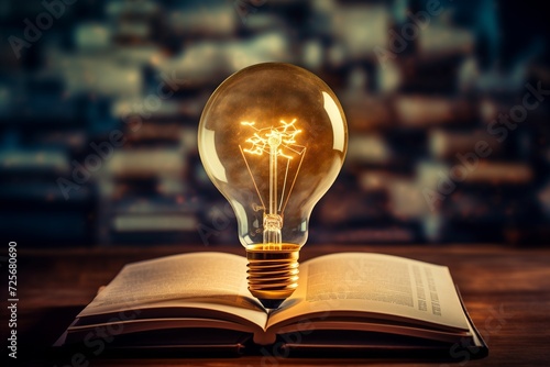 A bright idea. Light bulb concept. Business growth. Innovation