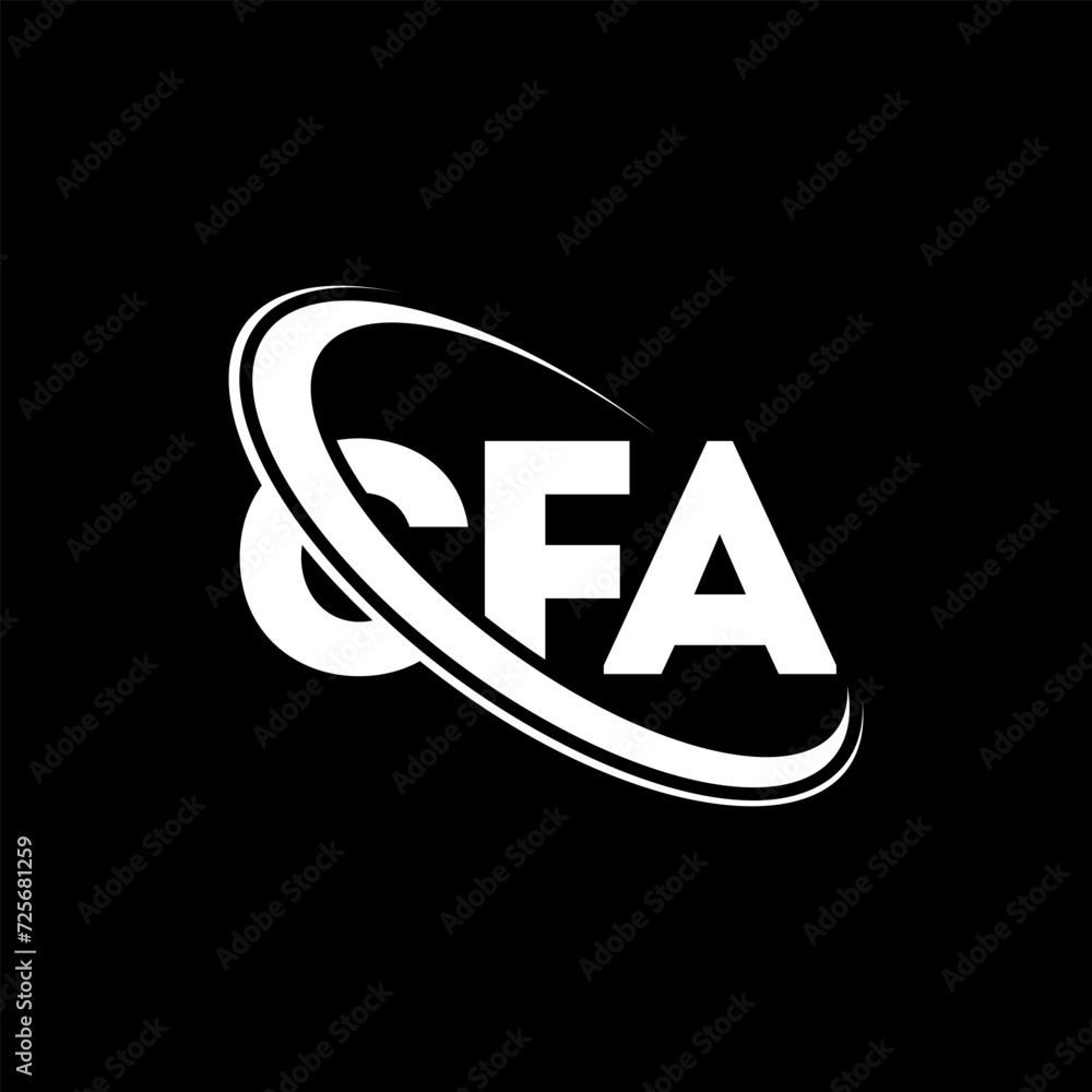 CFA logo. CFA letter. CFA letter logo design. Initials CFA logo linked with circle and uppercase monogram logo. CFA typography for technology, business and real estate brand. CFA logo. CFA letter. CFA letter logo design. Initials CFA logo linked with circle and uppercase monogram logo. CFA typography for technology, business and real estate brand.