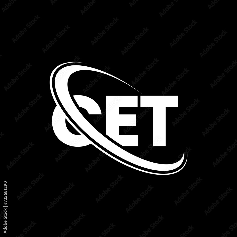 CET logo. CET letter. CET letter logo design. Initials CET logo linked with circle and uppercase monogram logo. CET typography for technology, business and real estate brand. CET logo. CET letter. CET letter logo design. Initials CET logo linked with circle and uppercase monogram logo. CET typography for technology, business and real estate brand.