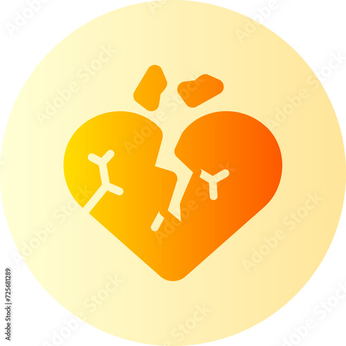 heartbreak gradient icon