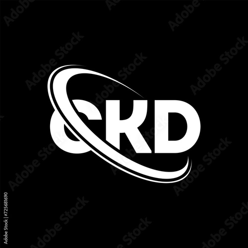 CKD logo. CKD letter. CKD letter logo design. Initials CKD logo linked with circle and uppercase monogram logo. CKD typography for technology, business and real estate brand.