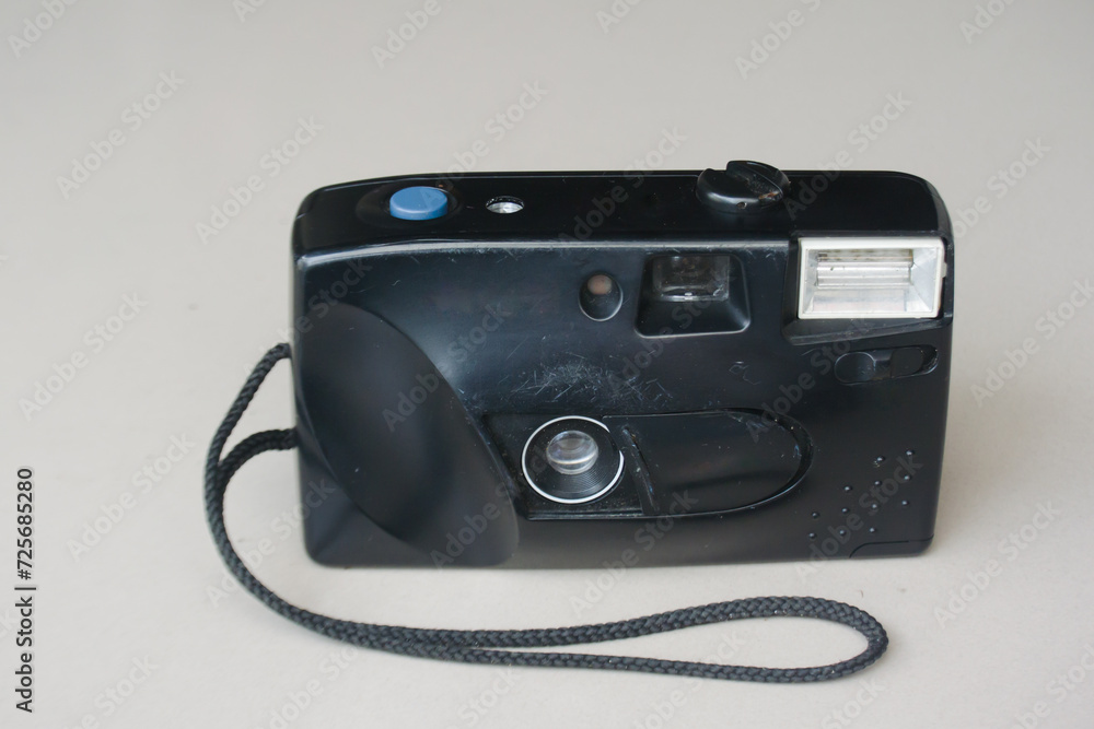 An old analog camera that uses roll film An old analog camera that uses roll film