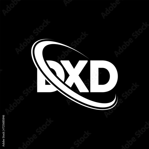 DXD logo. DXD letter. DXD letter logo design. Initials DXD logo linked with circle and uppercase monogram logo. DXD typography for technology, business and real estate brand. photo