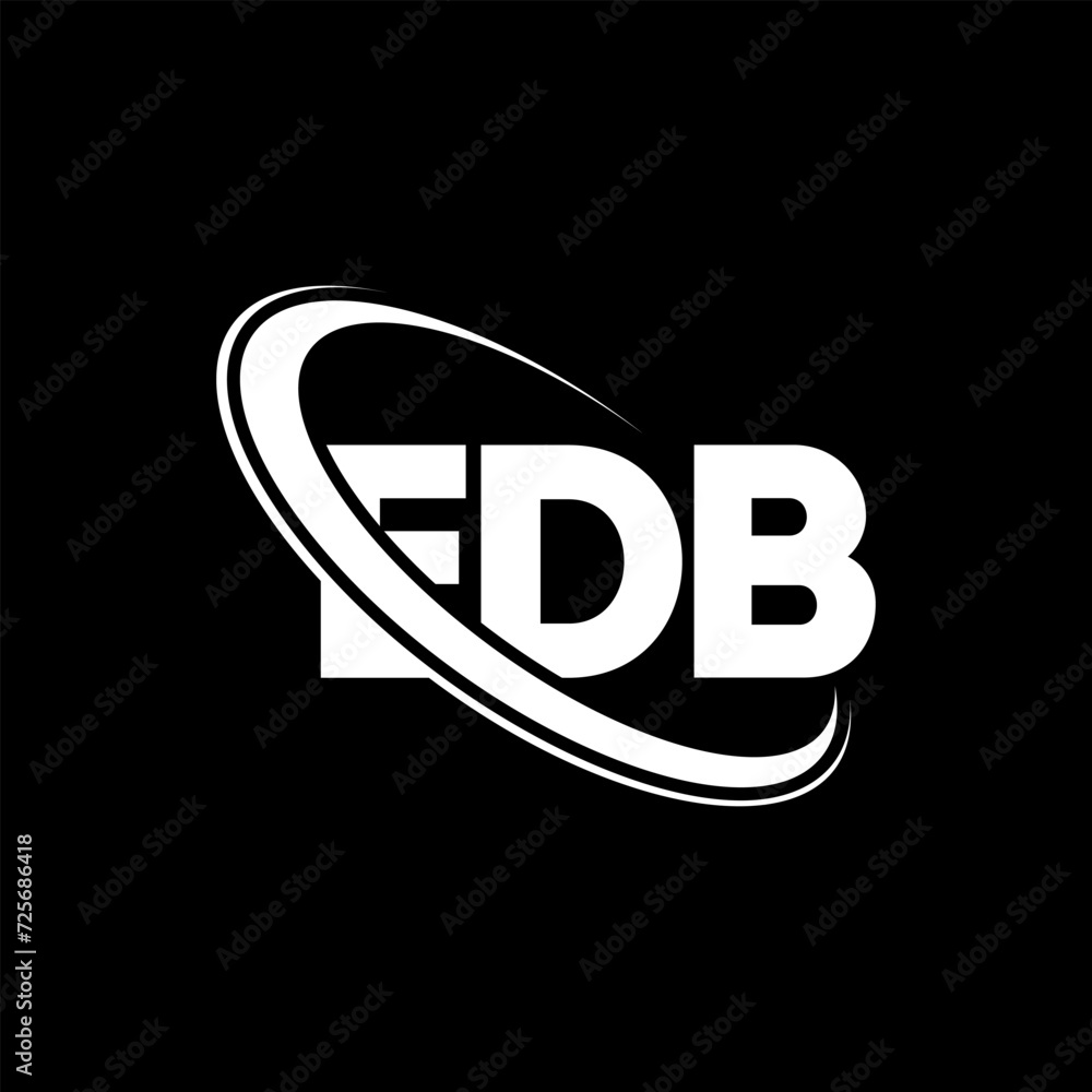 EDB logo. EDB letter. EDB letter logo design. Initials EDB logo linked with circle and uppercase monogram logo. EDB typography for technology, business and real estate brand. EDB logo. EDB letter. EDB letter logo design. Initials EDB logo linked with circle and uppercase monogram logo. EDB typography for technology, business and real estate brand.