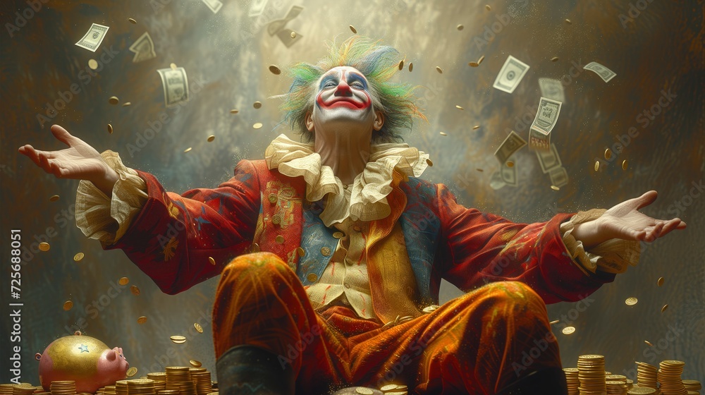 Obraz premium Juggling Wealth