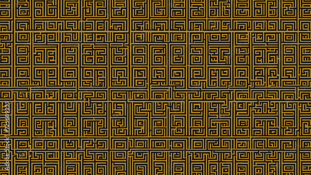 Repeating Chinese pattern.