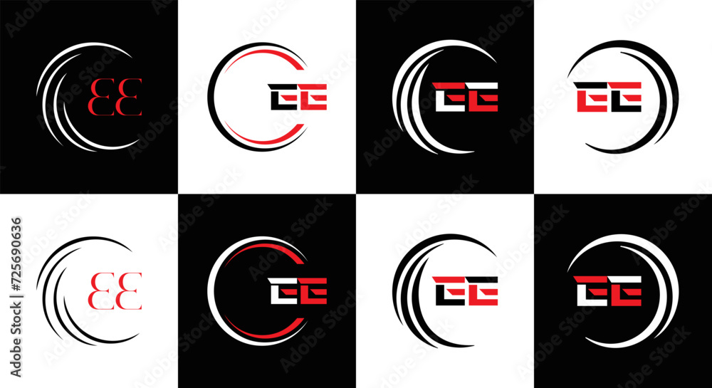EE logo. E E design. WhitE EE letter. EE, E E letter logo SET design. Initial letter EE linked circle uppercase monogram logo. E E letter logo SET vector design. EE letter logo design
EE logo. E E design. WhitE EE letter. EE, E E letter logo SET design. Initial letter EE linked circle uppercase monogram logo. E E letter logo SET vector design. EE letter logo design