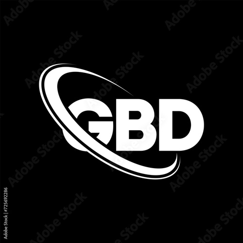 GBD logo. GBD letter. GBD letter logo design. Intitials GBD logo linked with circle and uppercase monogram logo. GBD typography for technology, business and real estate brand.