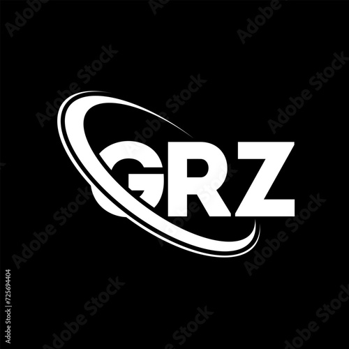 GRZ logo. GRZ letter. GRZ letter logo design. Initials GRZ logo linked with circle and uppercase monogram logo. GRZ typography for technology, business and real estate brand.