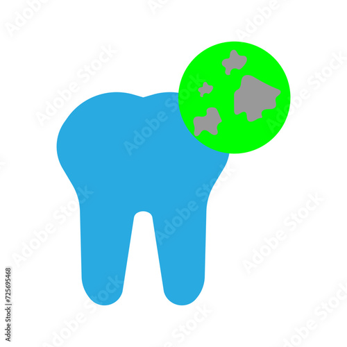 dental icon set vector