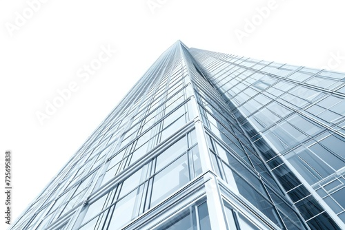 A picture of a very tall building with numerous windows. This image can be used to depict modern architecture or urban landscapes