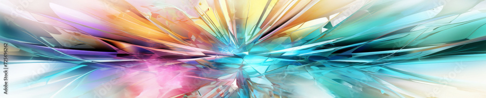 Expansive Abstract Color Waves in a Spectral Range Banner Expansive Abstract Color Waves in a Spectral Range Banner
