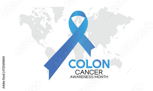 colorectal cancer, National Colorectal Cancer Awareness Month. Save Lives with Prevention Awareness concept observed on March