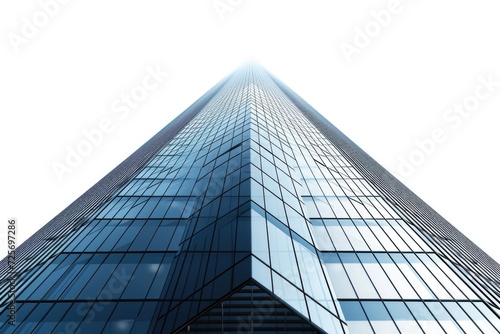 A picture of a very tall building with numerous windows. This image can be used to depict urban architecture or to illustrate concepts such as modernity and progress