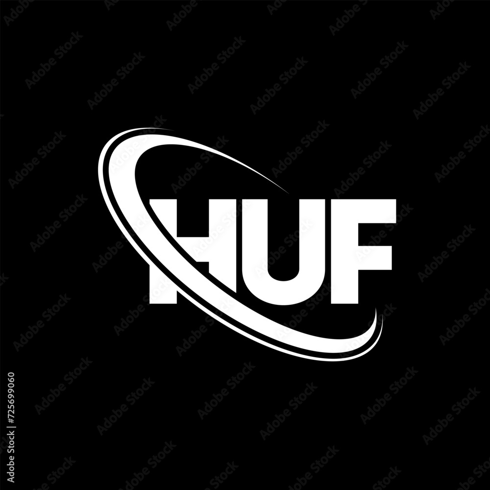 HUF logo. HUF letter. HUF letter logo design. Initials HUF logo linked with circle and uppercase monogram logo. HUF typography for technology, business and real estate brand. HUF logo. HUF letter. HUF letter logo design. Initials HUF logo linked with circle and uppercase monogram logo. HUF typography for technology, business and real estate brand.