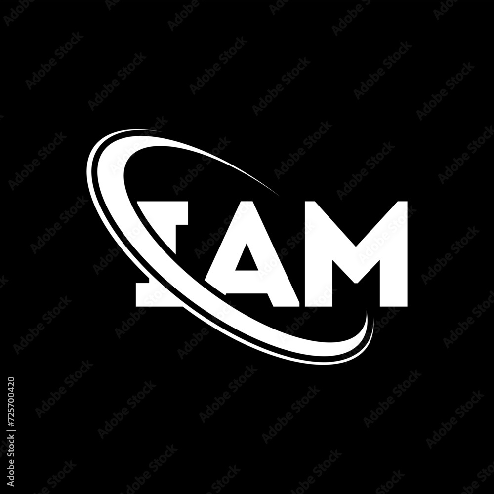 IAM logo. IAM letter. IAM letter logo design. Intitials IAM logo linked with circle and uppercase monogram logo. IAM typography for technology, business and real estate brand. IAM logo. IAM letter. IAM letter logo design. Intitials IAM logo linked with circle and uppercase monogram logo. IAM typography for technology, business and real estate brand.