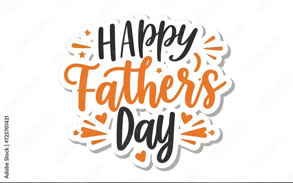 Father's Day sticker design Father's Day sticker design