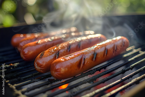 Hot Dogs on the Grill photo