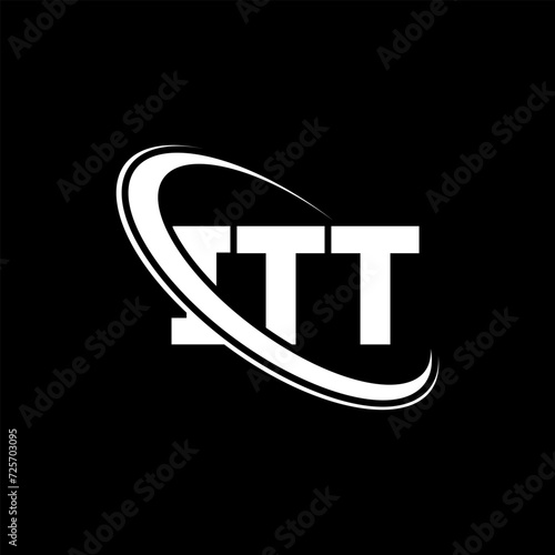 ITT logo. ITT letter. ITT letter logo design. Initials ITT logo linked with circle and uppercase monogram logo. ITT typography for technology, business and real estate brand.