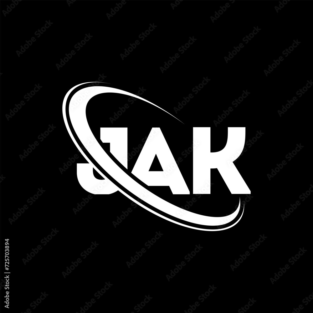 JAK logo. JAK letter. JAK letter logo design. Intitials JAK logo linked with circle and uppercase monogram logo. JAK typography for technology, business and real estate brand. JAK logo. JAK letter. JAK letter logo design. Intitials JAK logo linked with circle and uppercase monogram logo. JAK typography for technology, business and real estate brand.