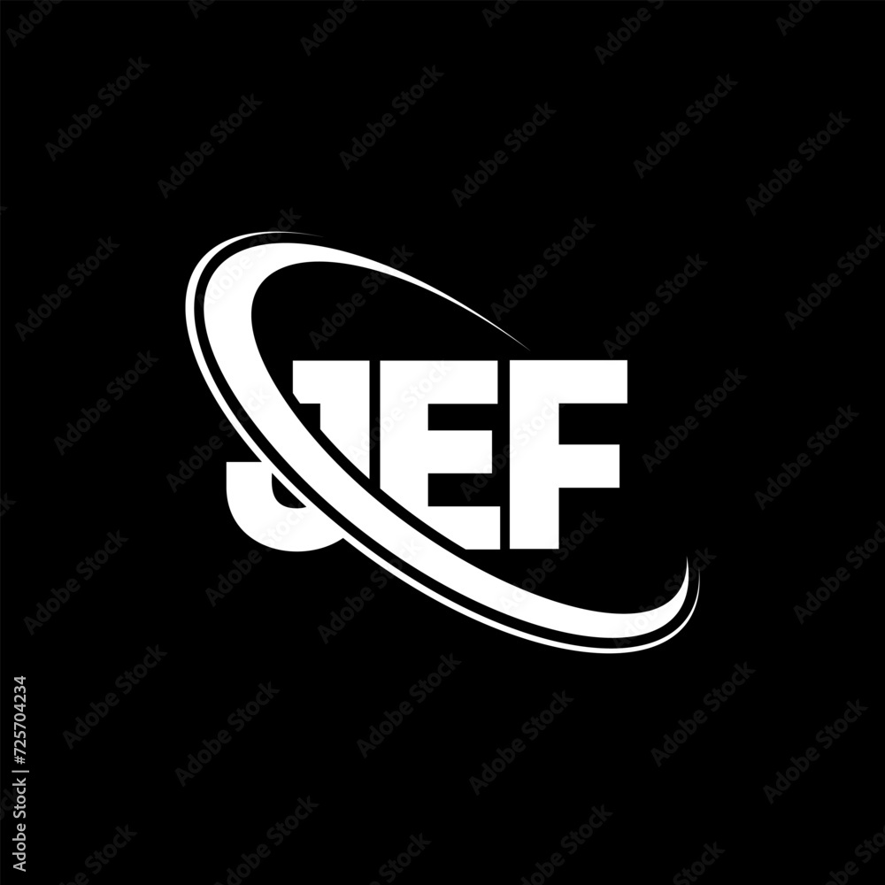 JEF logo. JEF letter. JEF letter logo design. Initials JEF logo linked with circle and uppercase monogram logo. JEF typography for technology, business and real estate brand. JEF logo. JEF letter. JEF letter logo design. Initials JEF logo linked with circle and uppercase monogram logo. JEF typography for technology, business and real estate brand.