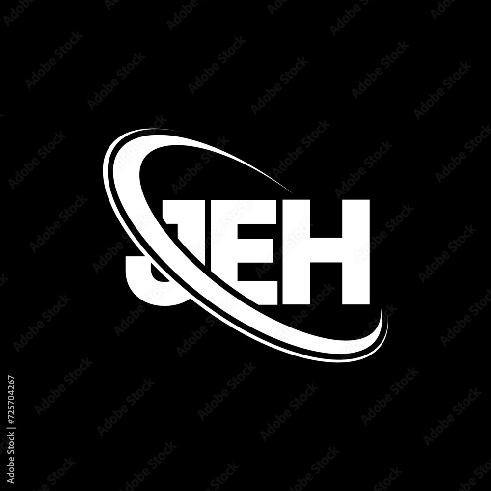 JEH logo. JEH letter. JEH letter logo design. Initials JEH logo linked with circle and uppercase monogram logo. JEH typography for technology, business and real estate brand. JEH logo. JEH letter. JEH letter logo design. Initials JEH logo linked with circle and uppercase monogram logo. JEH typography for technology, business and real estate brand.